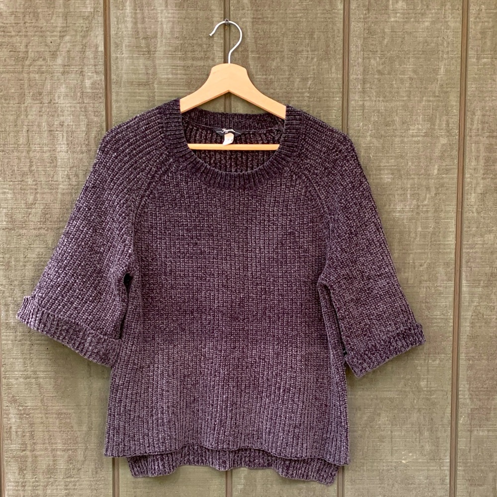 Bell Sleeve Chenille Sweater